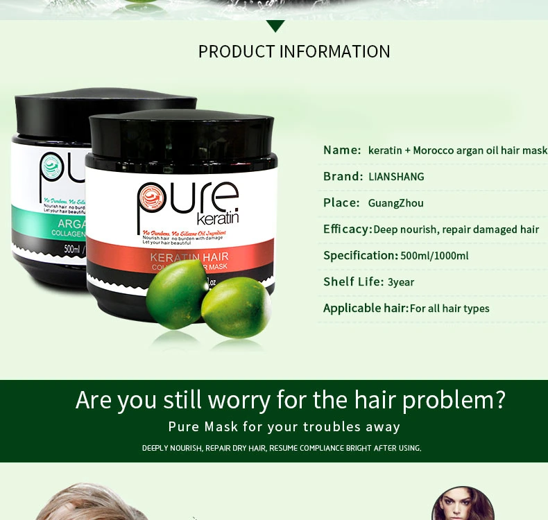 Best Selling Hair Protein Treatment Daily Moisturizing Cream Keratin Hair Mask