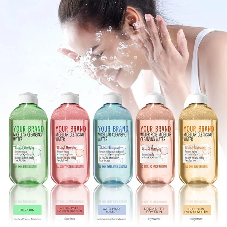 Micellar Water Makeup Remover Liquid Natural Cosmetics Gentle Face Cleaner