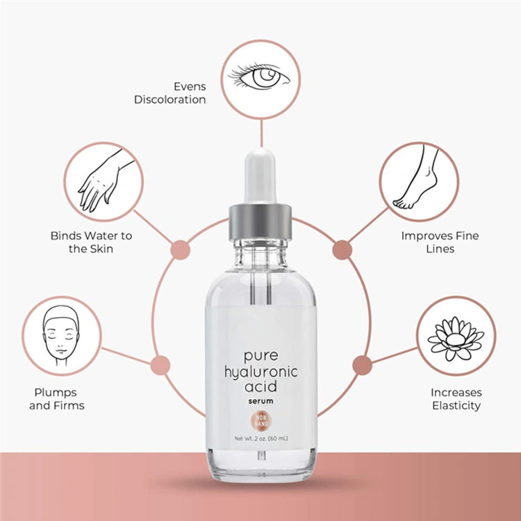 Private Custom Best Hydrating Pure Hyaluronic Acid Serum for Skin