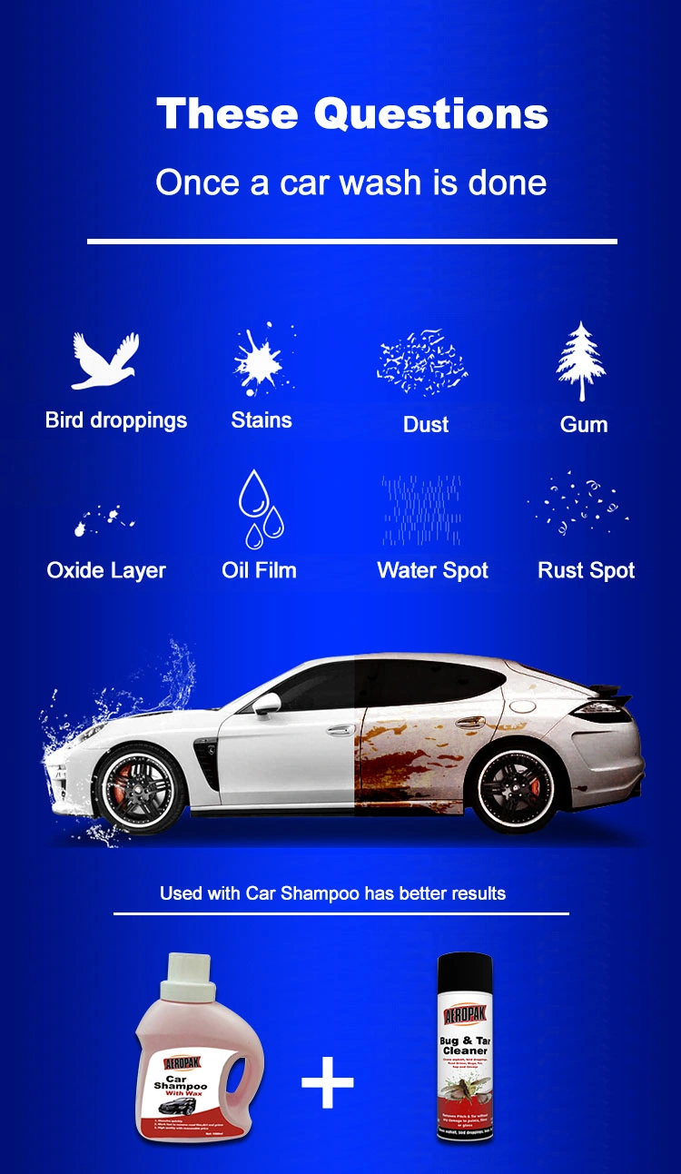 OEM Wholesale Cheap Car Care Products Bug and Tar Oil Cleaner Pitch Cleaner Asphalt Detergent Tar Cleaner for Car Washing