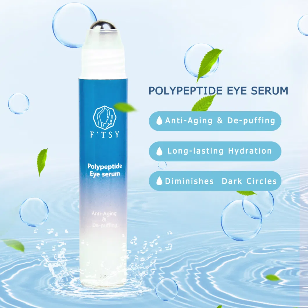 Custom Anti Aging Wrinkles Remove Dark Circles Repairing Skincare Polypeptide Eye Serum