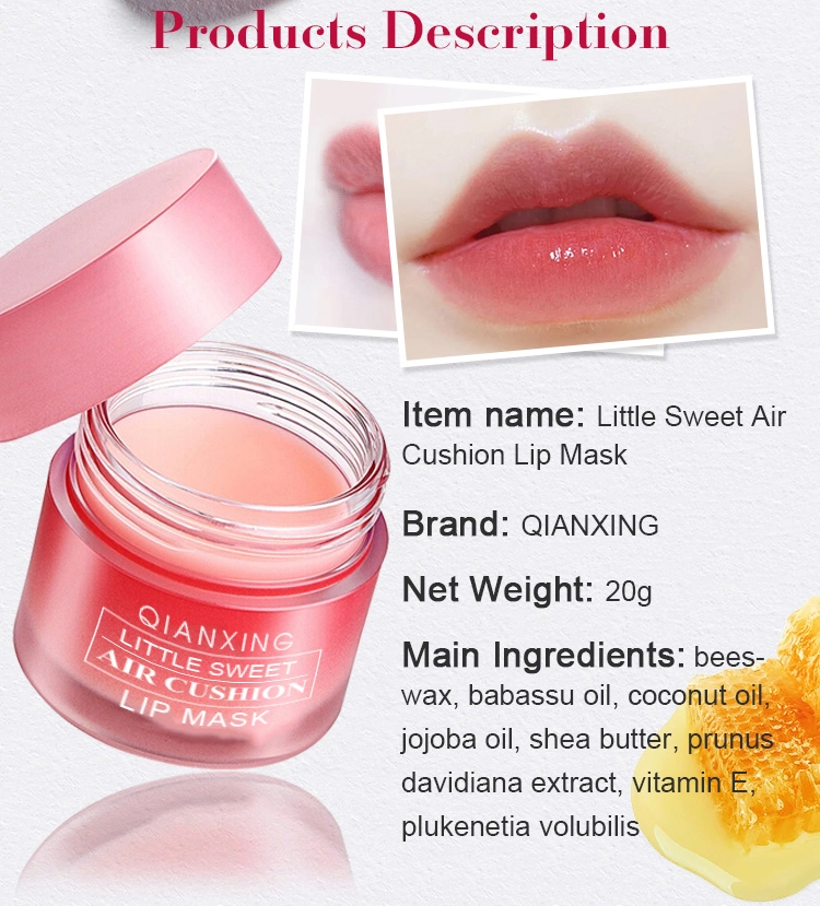 Moisturizer Moisturizing Gel Vegan Lip Sleeping Pink Mask