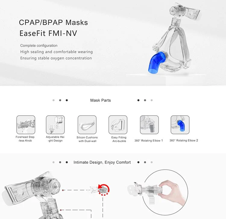 Factory Price CPAP Breathing Mask CPAP Mask Nasal for Sleep Apnea