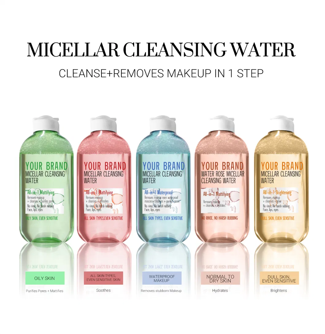 Micellar Water Makeup Remover Liquid Natural Cosmetics Gentle Face Cleaner