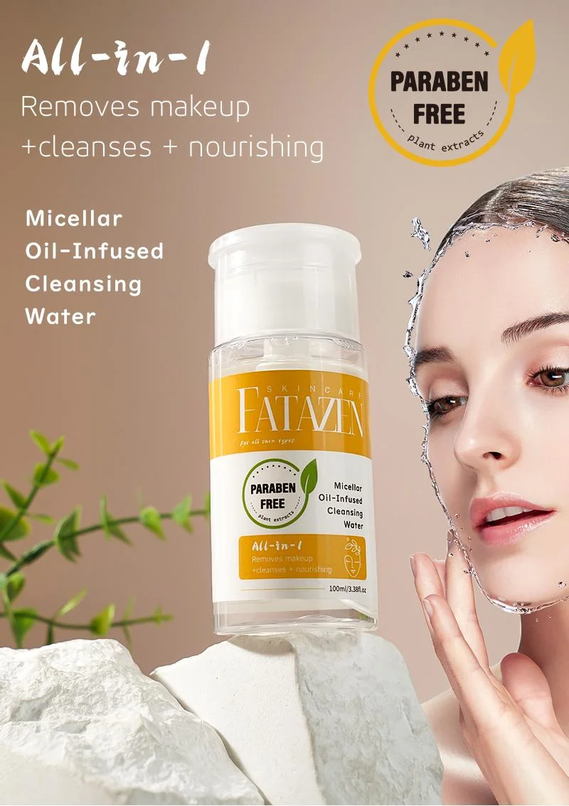 Deep Cleaning Water-Oil Combination Face Eye Base Facial Cleanser Makeup Remover