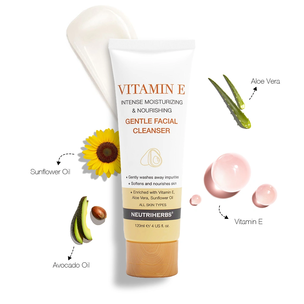 Top Selling Skincare Products Best Cleanser for Health Complexion Oily Skin Gentle Vitamin E Cleanser