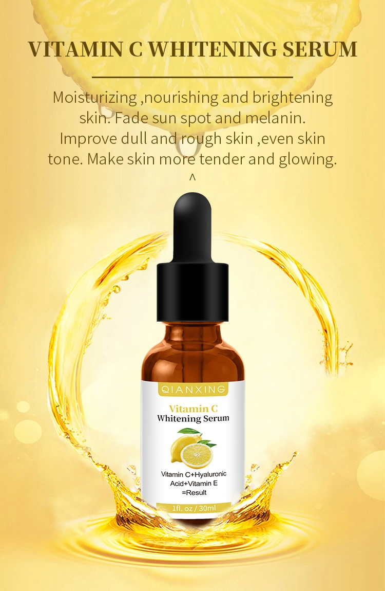 Private Label Skin Care Brightening Hyaluronic Acid Niatinamide Vitamin C Face Serum