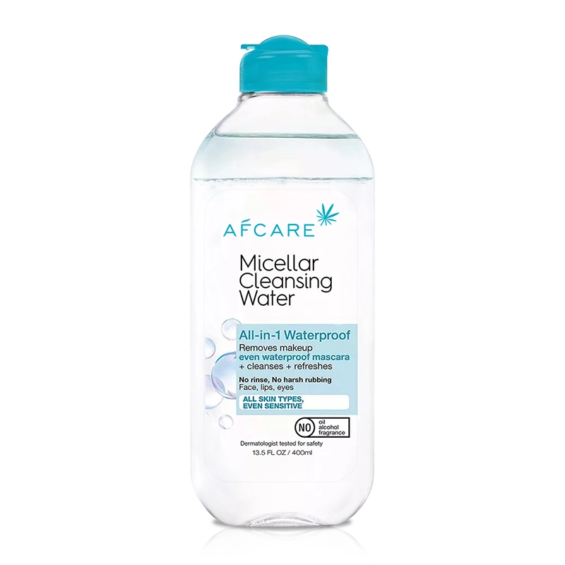 Private Label Facial and Eye &amp; Lip Herbal Micellar Water Makeup Remover