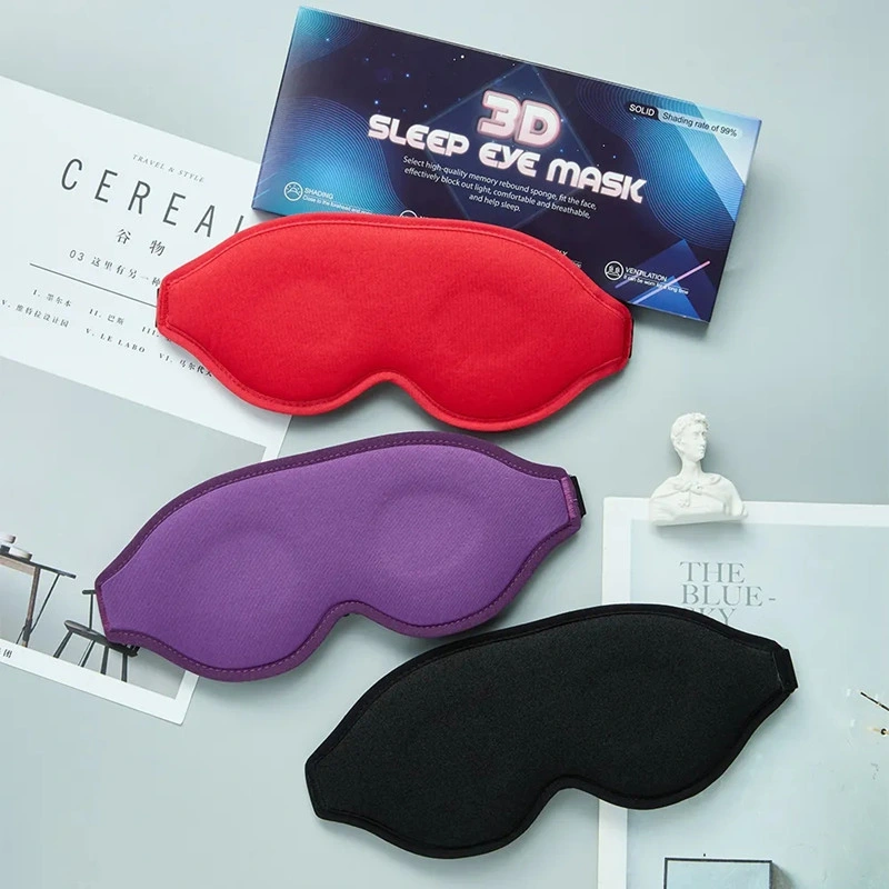 3D Contoured Cup Sleeping Eye Mask Blindfold Night Sleep Mask