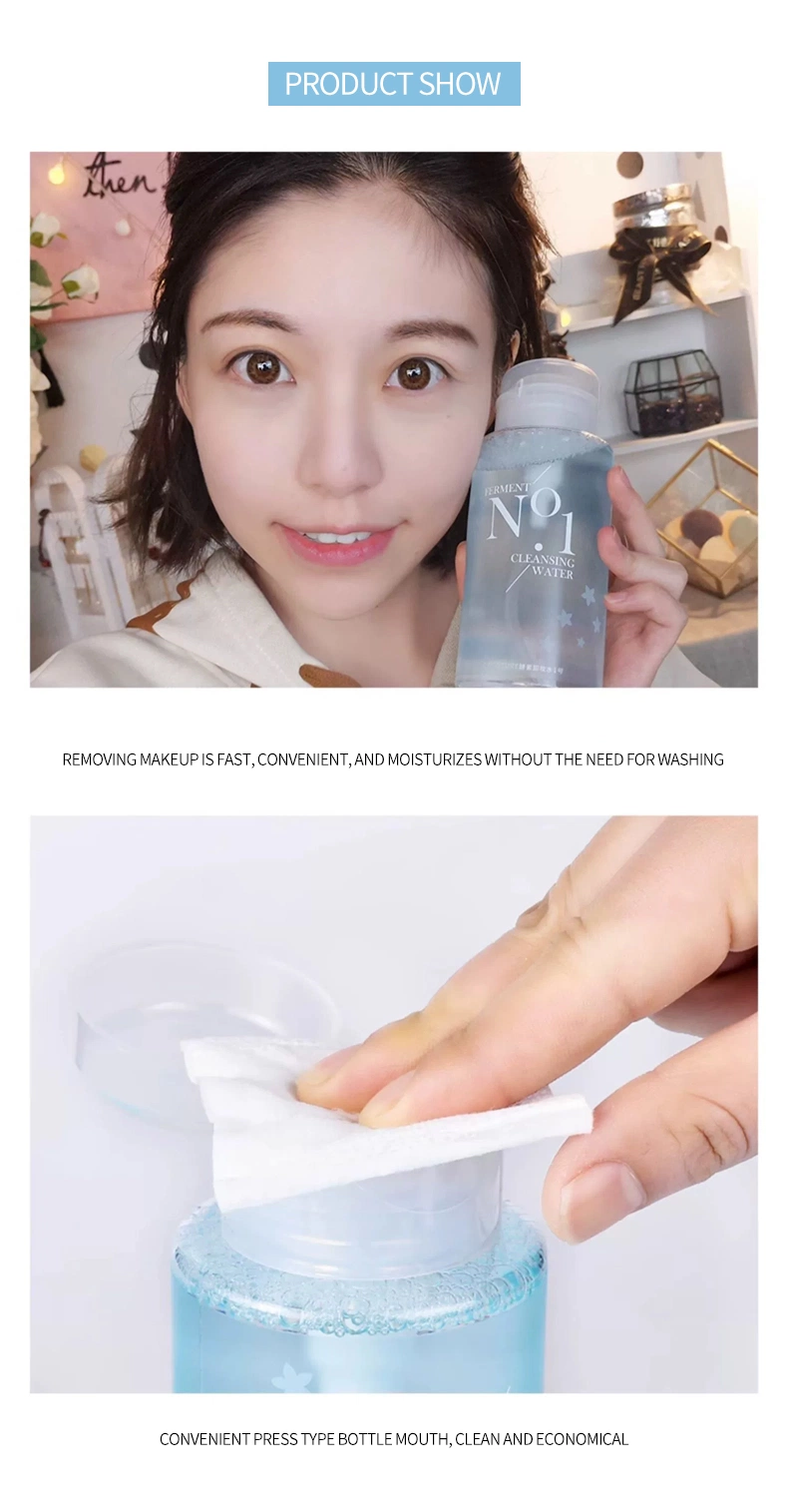 Professional Organic Face Eye Deep Cleansing Makeup Remover Water