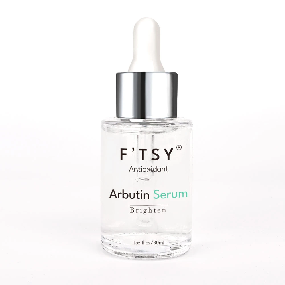 Private Label Natural Whitening Kojic Acid Serum with Arbutin Even Skin Tone Lightening Niacinamide Facial Essence