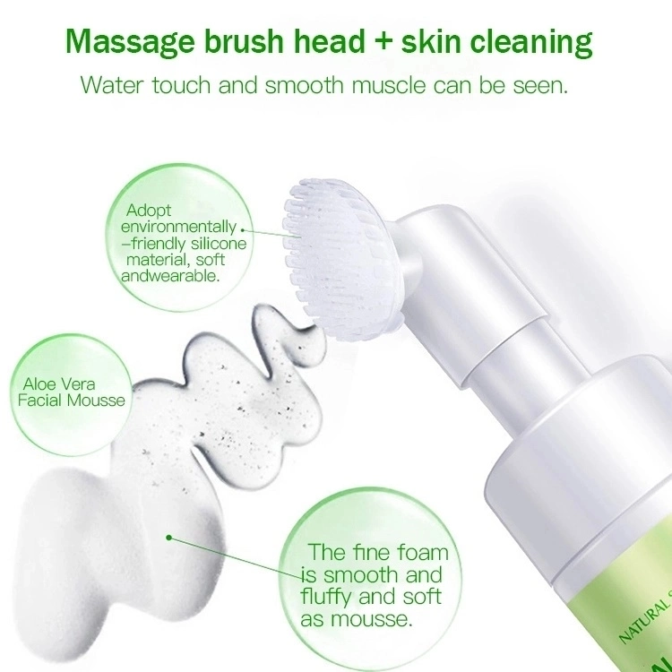 Facial Cleanser Foam Exfoliating Cleansing Mousse Pore Moisture Skin Care Washing Brush Korean Cosmetics Make up