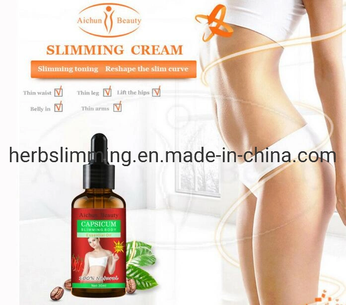 Aichun Capsicum Slimming Body Essential Oil 100% Natural 3 Day Effective 30ml