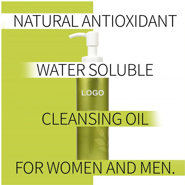 Private Label Natural Green Tea Water Soluble Facial Cleansing Oil