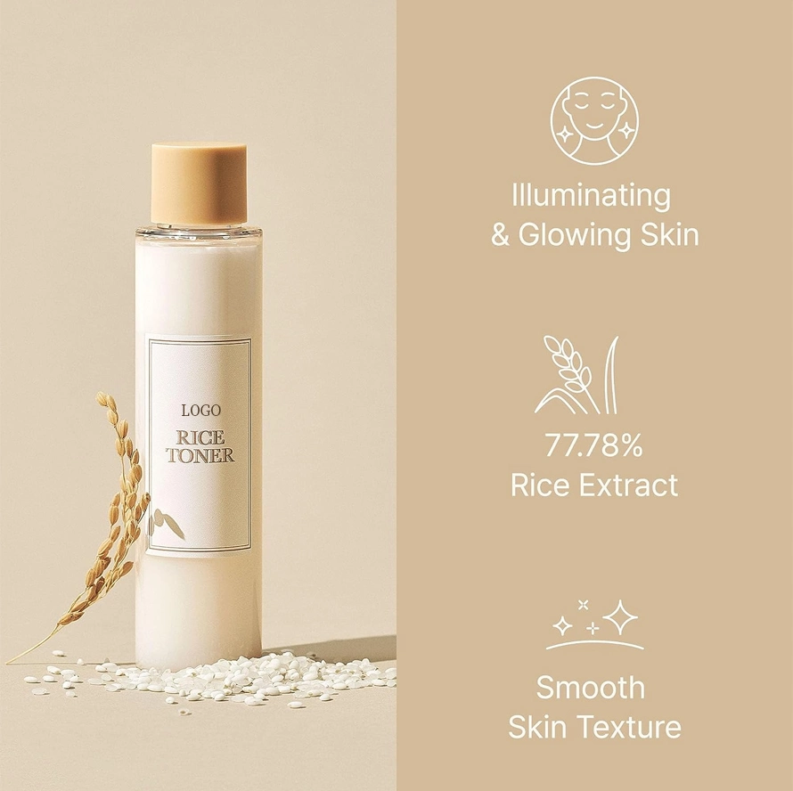 Toner, 77.78% Rice Extract From Korea, Glow Essence with Niacinamide, Hydrating for Dry Skin, Vegan, Alcohol Free, Fragrance Free, Peta Approved, K Beauty Toner