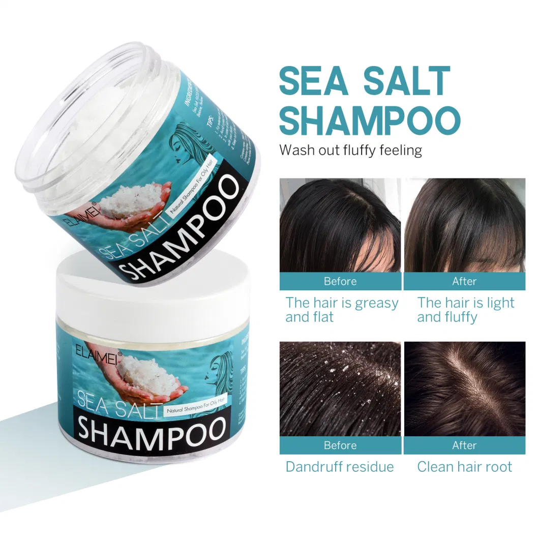 Sea Salt Nourishing Scalp Shampoo Cleansing Oil Control Shampoo Anti-Dandruff Itching Shampoo