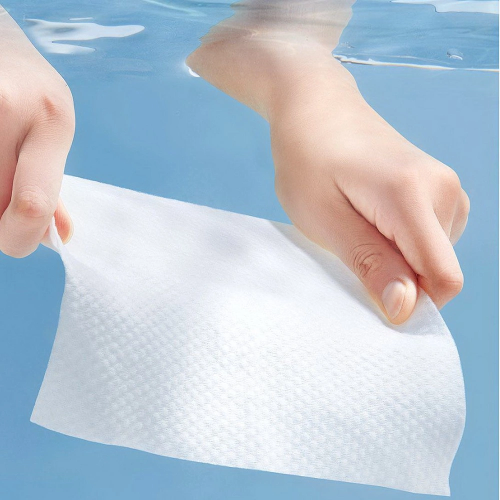 Dry Nonwoven Fabric Roll Disposable Facial Wipes for Makeup Remover Cleansing Face