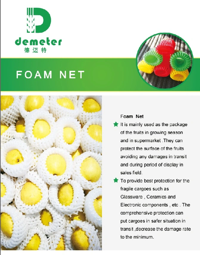 New Product Foam Baby Mosquito with Fruit White Facial Cleanser PE Net