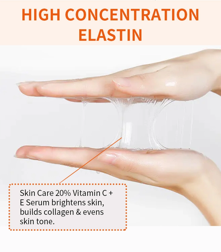 OEM Private Label Skincare Collagen 20% vitamin C Brightening Anti Aging Vitamin C Serum for Face