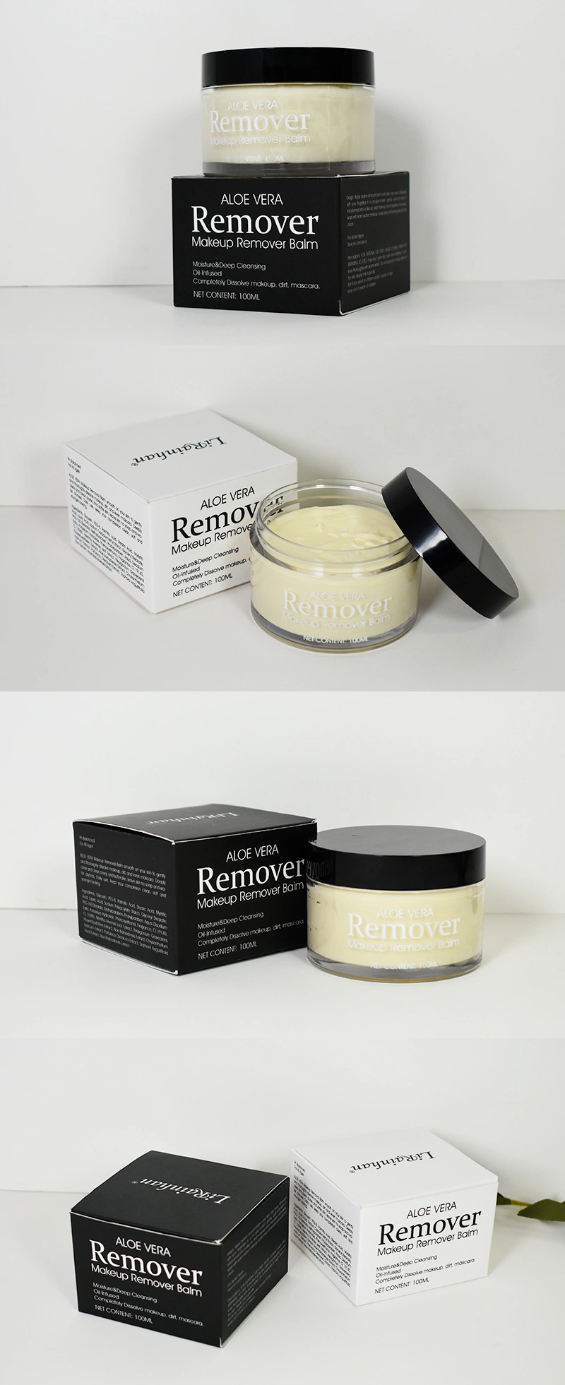 Private Label Makeup Remover Balm Nourishing Face and Eye Cleansing Balm