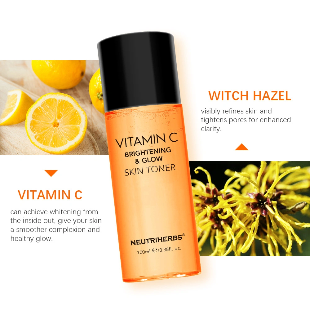 Deep Hydrating Rejuvenating Brightening Natural for Oil Skin Vitamin C Facial Toner