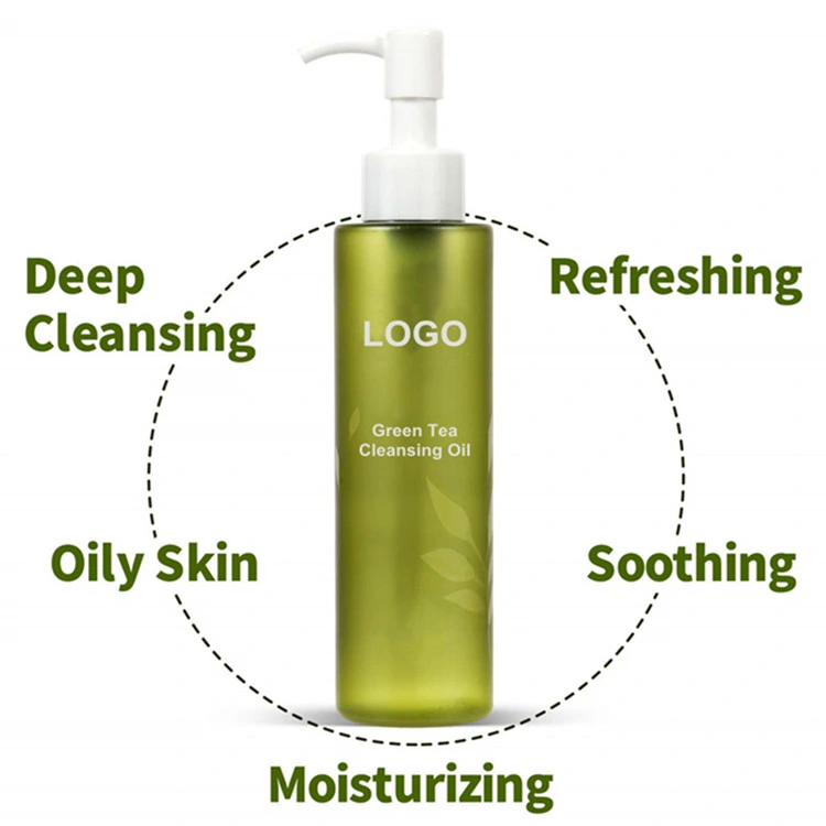 Private Label Natural Green Tea Water Soluble Facial Cleansing Oil