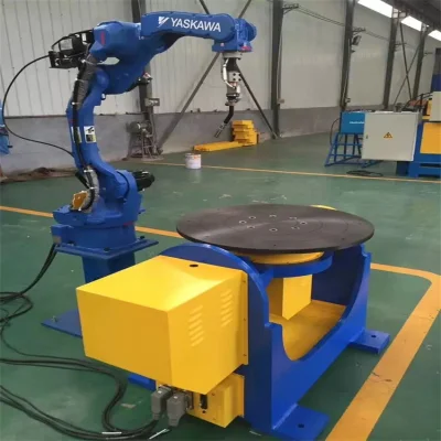 a Dual Axis Platform Welding Positioner Specifically Designed for The Welding and Machining Industry That Supports Customizable Rotating Discs