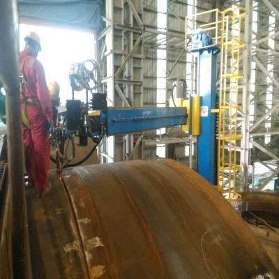 Pressure Vessel Welding Manipulator with Welding Column and Boom