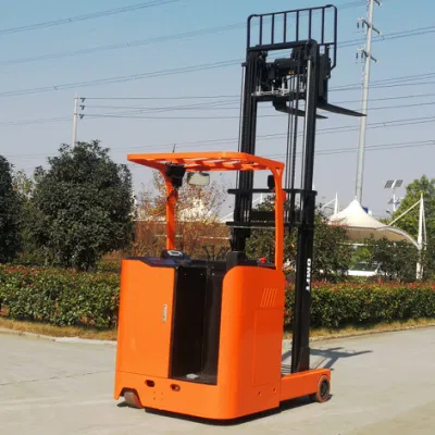 1ton 1.5 Ton 2ton 2.5ton AC Power Imported Motor Full Electric Battery Operated Reach Stacker Lifting Height 1600-10000mm 1.6m-10m