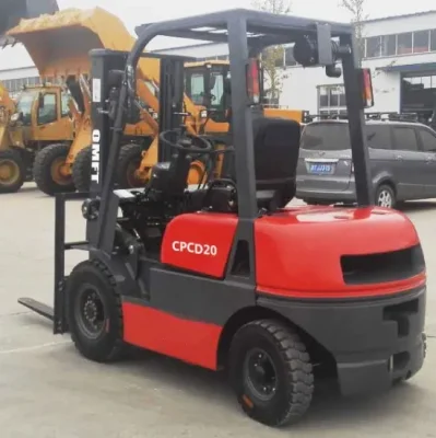 2 Ton Diesel Forklift with 3000mm Lifting Height