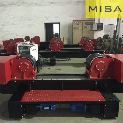 40 Ton Standard Fit-up Growing Line for Assemble and Welding The Pipe and Circuar Seam Welding
