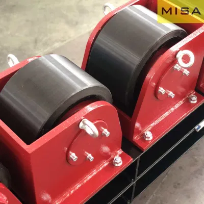 PU Wheels 20 Ton Welding Rotator Hydraulic Stopper Wheels Rurning Roll