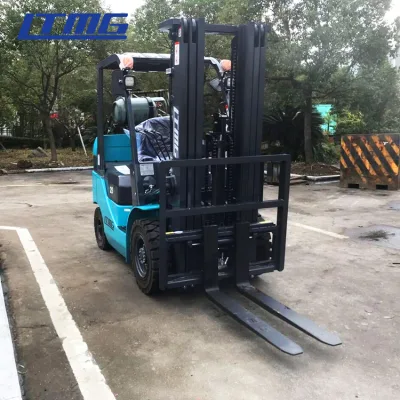 2.5 Ton 3 Ton Dual Fuel Forklift Specification LPG Gasoline Powered Forklift with Paper Roll Clamp