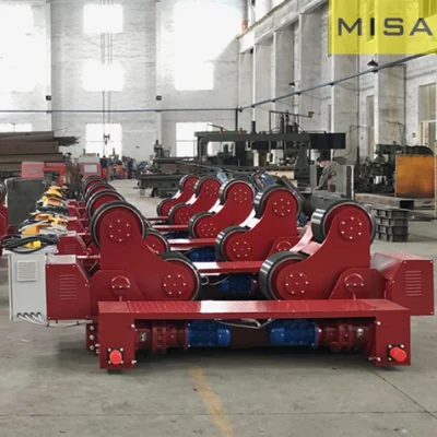 60 Ton Welding Turning Rolls for Tank Pipe Pressure Vessels Welding, with PU Wheels