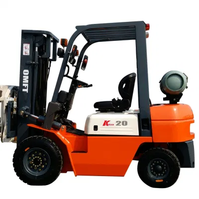 4.5m Lifting Height Three Stage Mast 2.5ton LPG Forklift