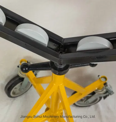 Easy to Move Tube Stands Outward Roller Pipe Roller Stand Heavy Duty Pipe Stands