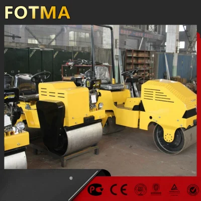 Small Double Drum Vibratory Roller Compactor