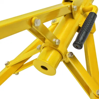Hot Sale High Folding Adjustable Pipe Jack Stand Roller Head and Transfer Balls