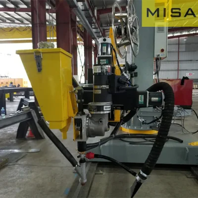 4*4 Welding Manipulator with Lincoln Na-5 Controller, Wire Feeder and Welding Torch, Column and Boom