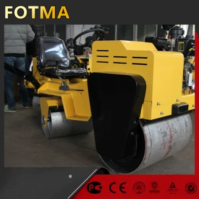 Small Double Drum Vibratory Roller Compactor