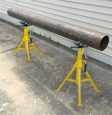 Welping 1000lbs Loading Pipe Jack Stands 60-108cm Height Universal Pipe Stands Vise