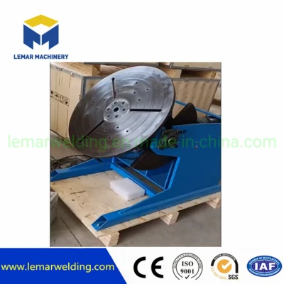  1200mm Table Diameter Variable Speed Automatic Welding Positioner with Foot Pedal and 3 Jaw Chuck