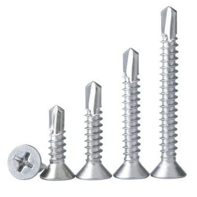 Factory Direct Sale Tail Recessed Countersunk Head Self-Drilling Screws