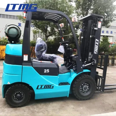 2.5 Ton 3 Ton Dual Fuel Forklift Specification LPG Gasoline Powered Forklift with Paper Roll Clamp