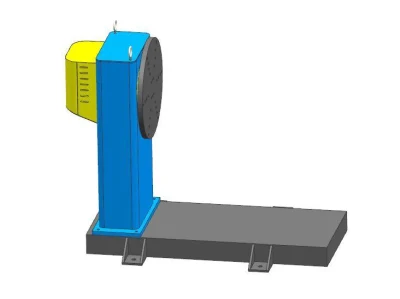 Single Axis L Type Positioner Payload 1000kg Rotary Welding Positioner Welding Positioner Turntable