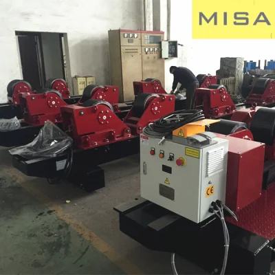 40 Ton Standard Fit-up Growing Line for Assemble and Welding The Pipe and Circuar Seam Welding