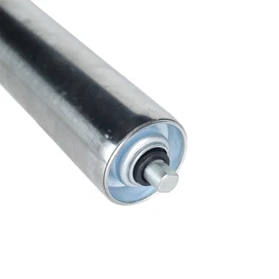 Stable Protection PVC Brand Galvanized Steel 3 Inch Conveyor Roller