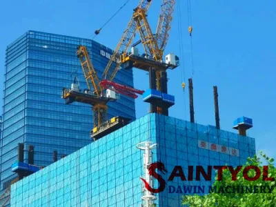  High Grade Steel Concrete Placing Boom with Hydraulic Self Jack-up Column