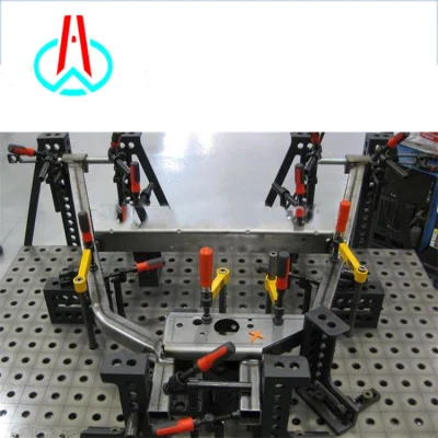 Assembly Steel Plate Welding Automatic Rotating 3D Table D16 / D28 for Welding Assembling