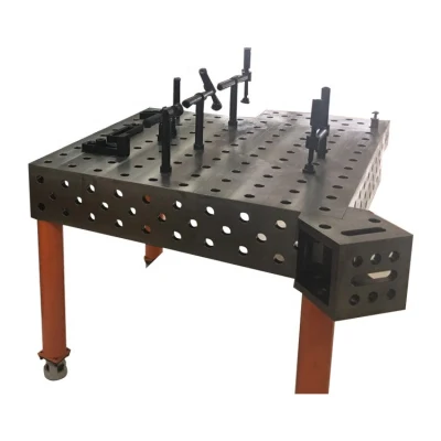 Assembly Steel Plate Welding Automatic Rotating 3D Table D16 / D28 for Welding Assembling